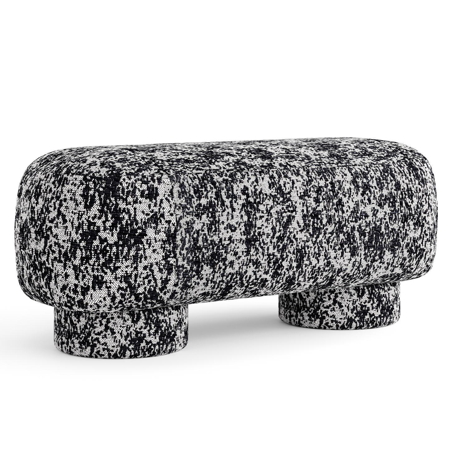 DIMPLED DELIGHT POUF WITH LEGS
