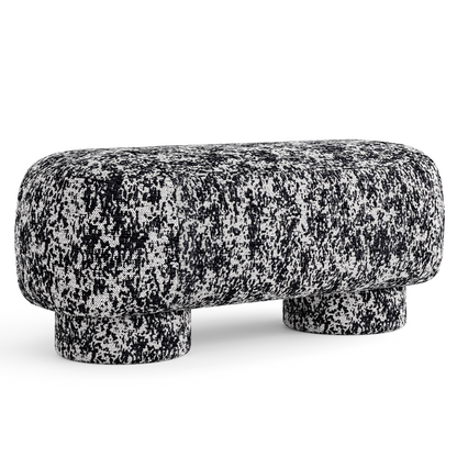 DIMPLED DELIGHT POUF WITH LEGS