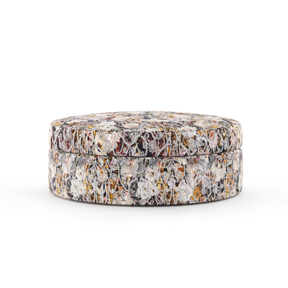 MONET BLOSSOM POUF WITH STORAGE