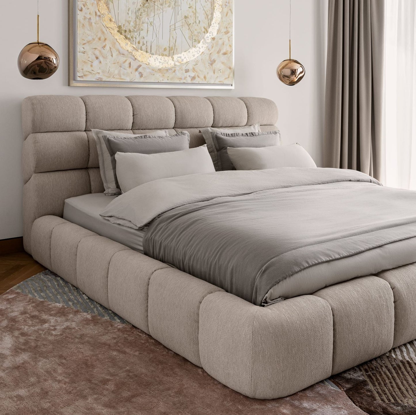 ZEPHYR BED WITH HEADBOARD