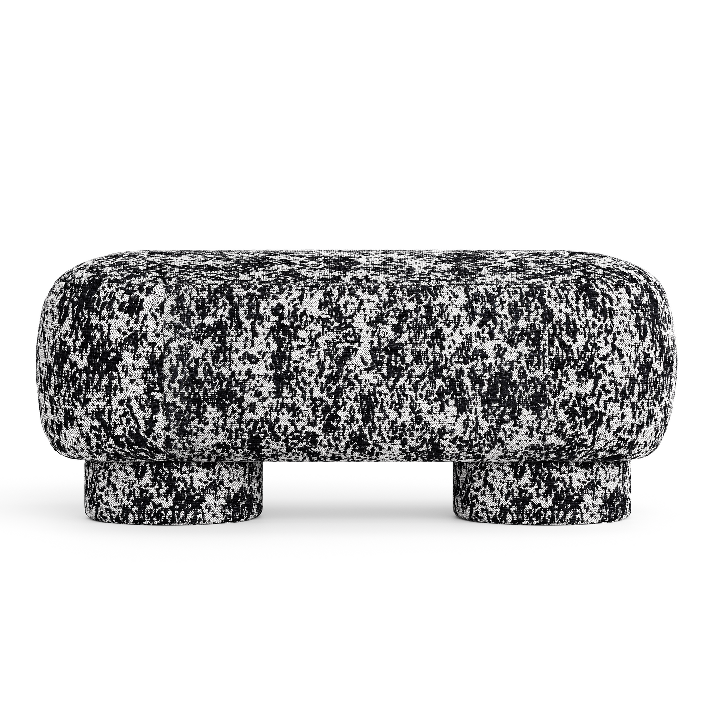 DIMPLED DELIGHT POUF WITH LEGS