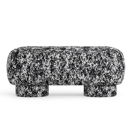 DIMPLED DELIGHT POUF WITH LEGS