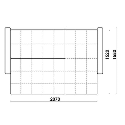 ORLEAN L-SHAPE SOFA-BED