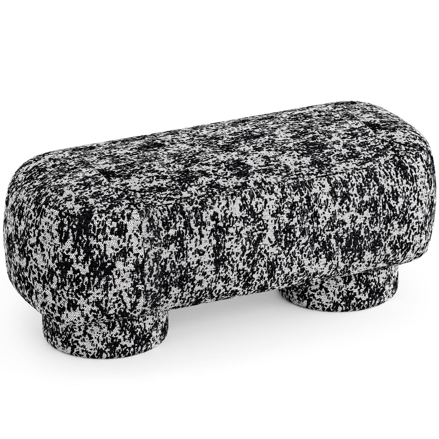 DIMPLED DELIGHT POUF WITH LEGS