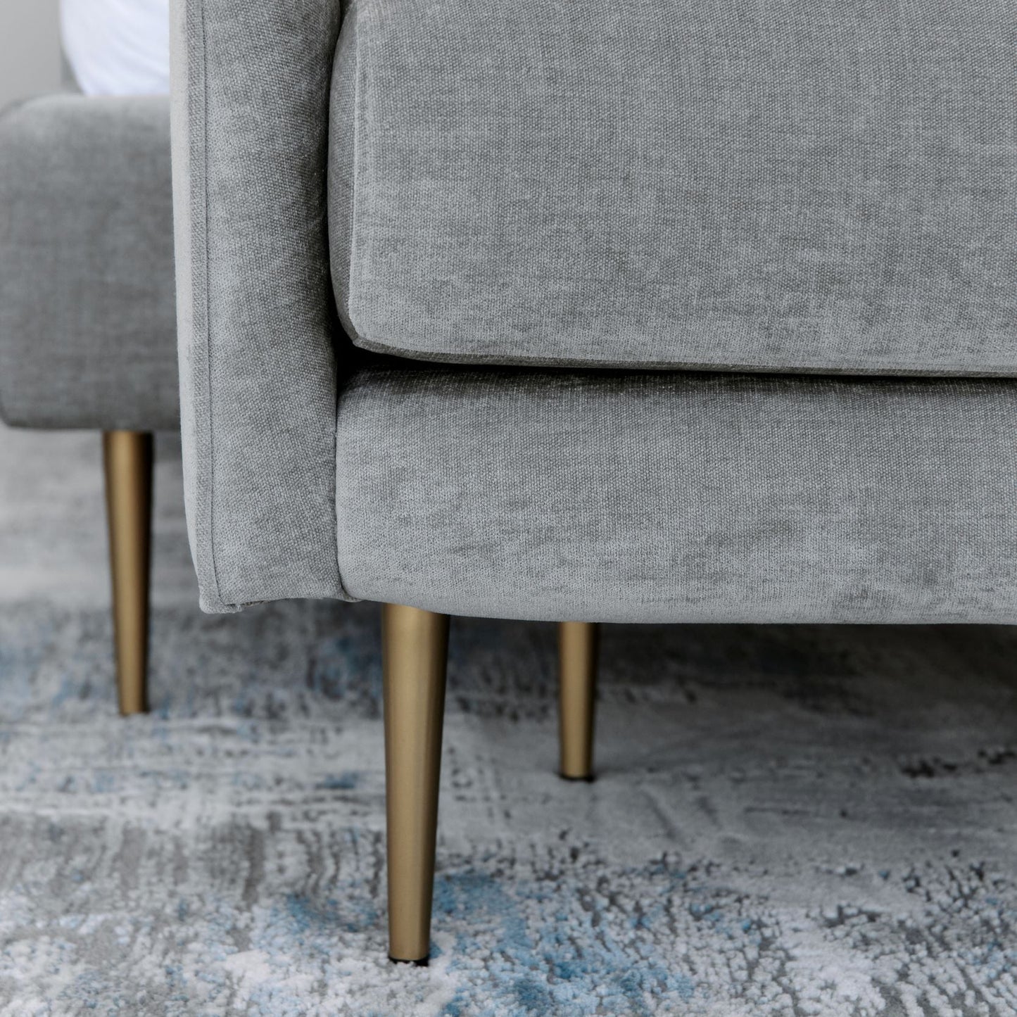 QUARRA BENCH WITH METAL LEGS