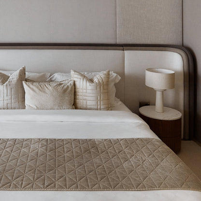 NOVARE BED WITH 3 LAYERS HEADBOARD