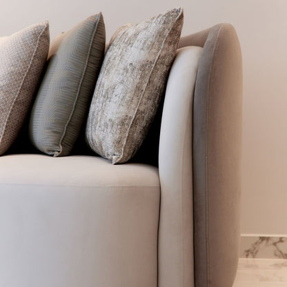 SILHOUETTE SOFA WITH DOUBLE BACK