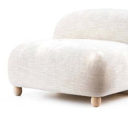 SORELL ARMCHAIR WITH ROUND LEGS