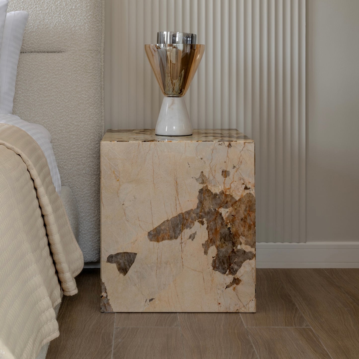 MKAB MARBLE SIDE TABLE