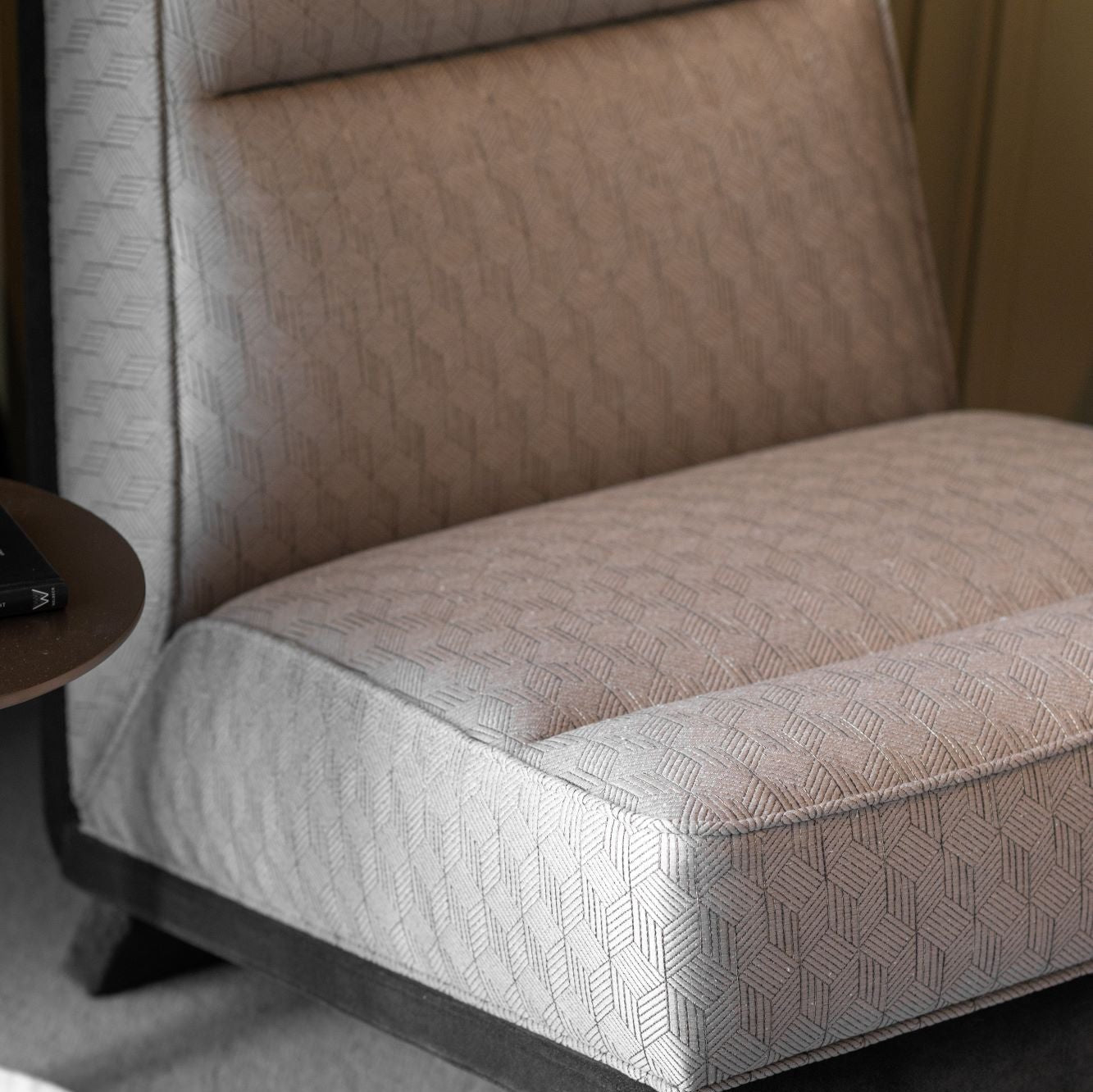 VOIDFORM ARMCHAIR WITH ANGLED BACK