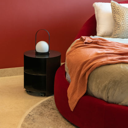 UMBER HALO ROUND BED