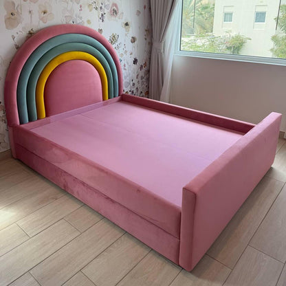 RAINBOW KIDS BED WITH DRAWER